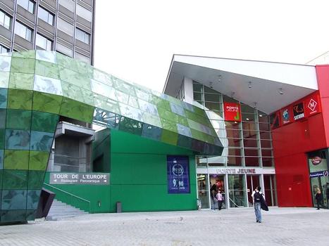 Mulhouse: «La Porte Jeune» complexe commercial au centre ville achevé mi-octobre 2008