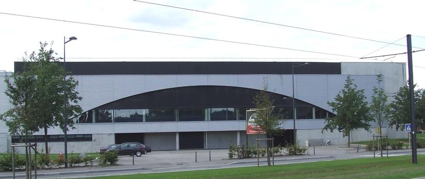 Mulhouse: «Palais des sports II», réaménagé et rénové sur les bases du «Palais des Sports I» construit au milieu des années soixante