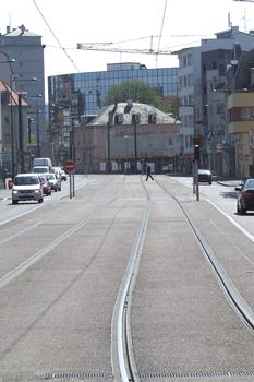 Mulhouse: TramTrain, ligne Nord-Sud, section Faubourg de Colmar