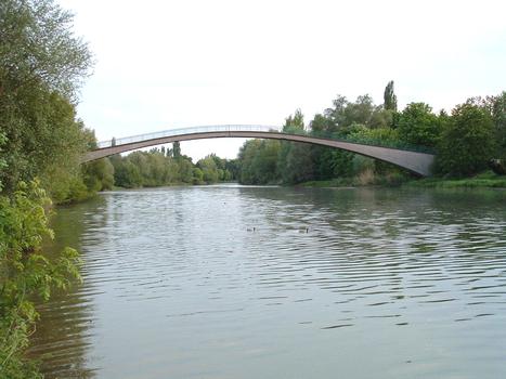 Mulhouse: Le pont chinois sur l'Ill, (principale rivière traversant Mulhouse)