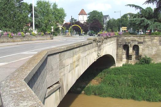 Mulhouse: Le Pont Nessel sur le Canal de l'Ill, construit en 1906