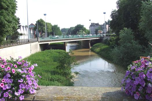 Mulhouse: Le Pont Stoessel sur le Canal de l'Ill.(1968)
