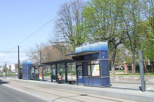 Mulhouse: TramTrain, ligne Nord-Sud, station Cité Administrative