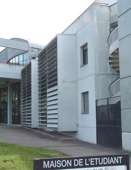 La «Maison de l'Etudiant» à l'Université de Haute Alsace à Mulhouse (68/Haut-Rhin/Alsace)