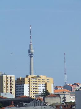 Emetteur de la Radiotélévision portugaise à Porto, Portugal