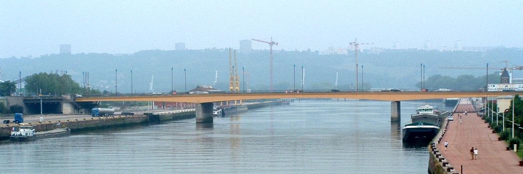 Rouen: Pont Guillaume le Conquérant sur la Seine
