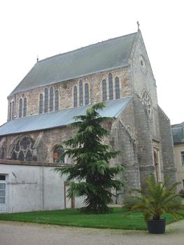 Alte Kirche Saint-Jean in Sens, jetzt Teil der Ummauerung des Saint-Jean-Krankenhauses