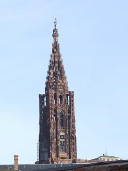 Clocher de la Cathédrale de Strasbourg vu depuis le 101 Grand'rue
