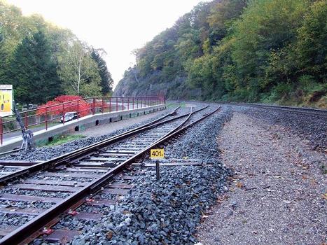 Thann: Construction du terminus du tram-train Mulhouse-Thann