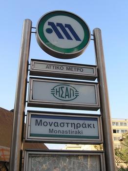 Metrobahnhof Monastiraki, Athen