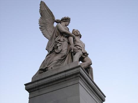 Sculptures on the Schlossbrücke in Berlin