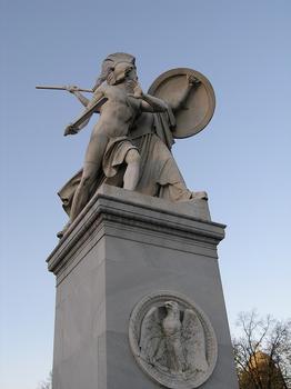 Sculptures sur le Schlossbrücke à Berlin