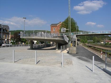 Fußgängerbrücke am Bahnhof, Blaubeuren