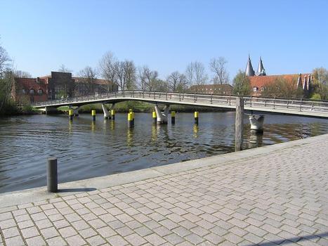 Fußgängerbrücke über die Obertrave, Lübeck