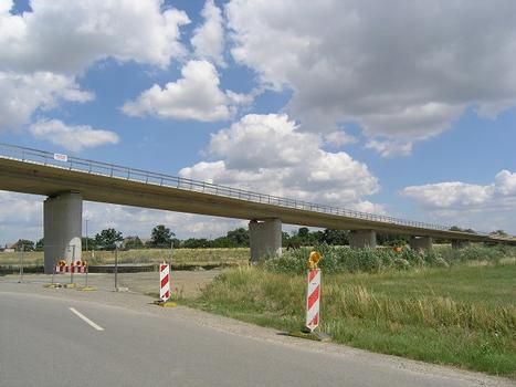 Pont sur l'Elbe à Mühlberg