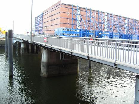 Sandtorhafenklappbrücke, Hambourg