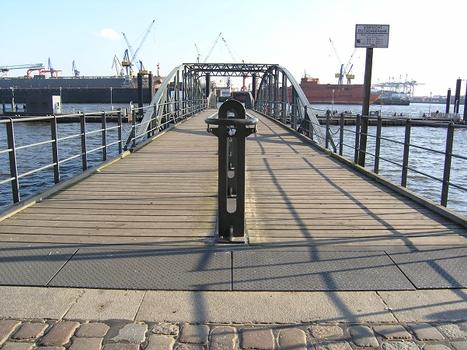 Fußgängerbrücke an der Fischauktionshalle, Hambourg
