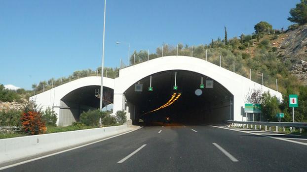 Dimokritos Süd Tunnel, Ymittos Ring, Athen