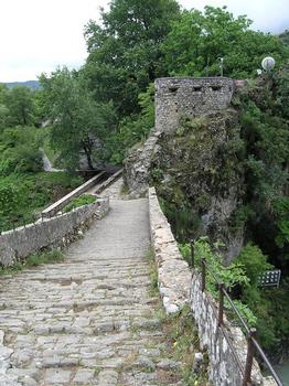 Brücke von Konitsa über den Aoos Fluß, Ionnina, Epirus