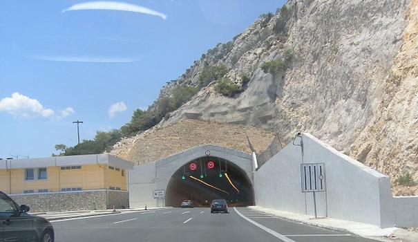 Aithra Tunnel, Griechenland (A8, Röhre Richtung Korinth)