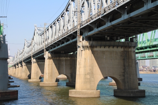 Ponts ferroviaires sur le Han