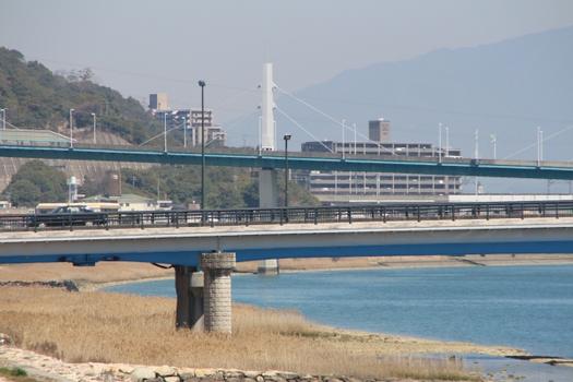Hiroshima Expressway 4 Ohta River Bridge