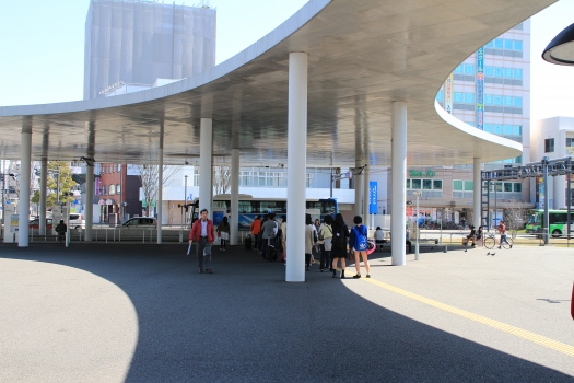 Straßenbahnhaltestelle Bahnhof Kumamoto