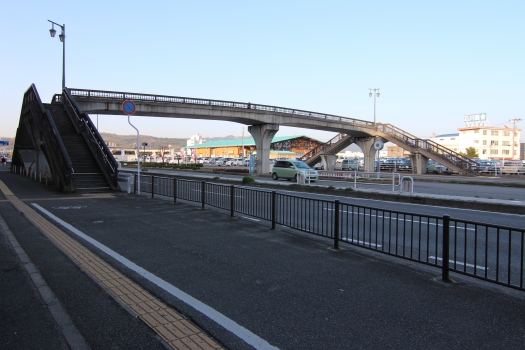 Passerelle de la gare de Kojima