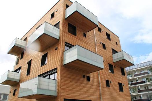 Smart Material Houses - WOODCUBE - IBA Hamburg