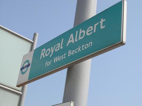 Royal Albert DLR Station, London