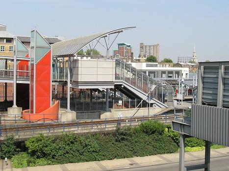 Poplar Train Station (DLR Line), London