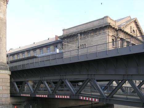 Railroad Bridge at the Bode Museum in Berlin