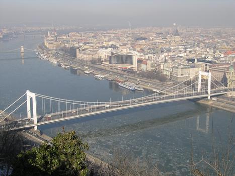 Elisabethbrücke (Erzsébet hid), Budapest