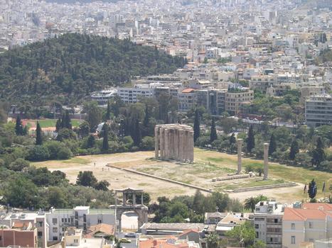 Temple de Zeus olympique, Athènes