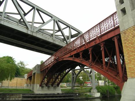 Anhaltersteg & Landwehrkanalbrücke (Hochbahnbrücke)