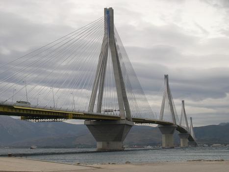 Harilaos-Trikoupis-Brücke, Rion/Antirion, Griechenland