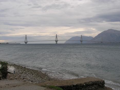 Harilaos-Trikoupis-Brücke, Rion/Antirion, Griechenland