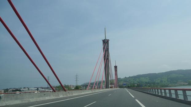 Ponte Ria del Ason de Treto (A-8, Autovía del Cantábrico), Spanien
