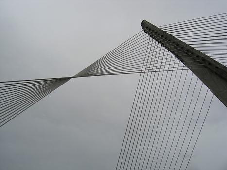 Ponte dos Tirantes, Pontevedra, Spanien