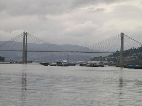 Puente Rande, Vigo, Spanien
