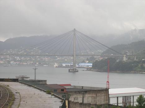 Puente Rande, Vigo, Spanien