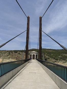 Passerelle de la tour du barrage Francisco Abellán
