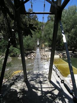 Guadalfeo Suspension Bridge near Velez de Benaudalla, Granada