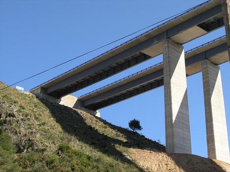 Miel Viadukt, Nerja-La Herradura, Spanien (A7)