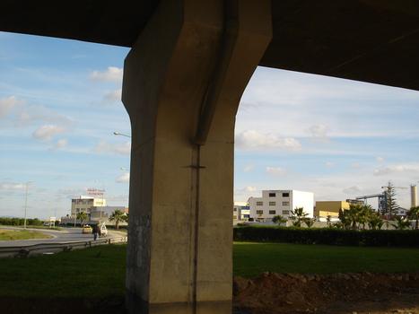 Southern penetrating road in Tunis