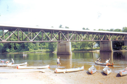Pont sur le Saint Croix à Osceola