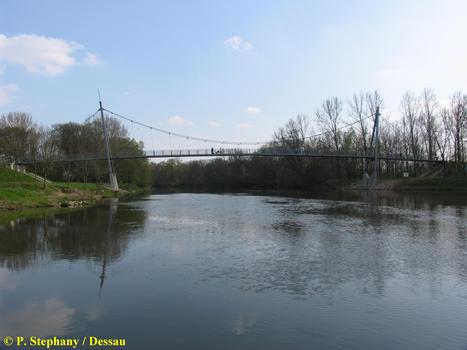 Gröna Suspension bridge; Saxony-Anhalt