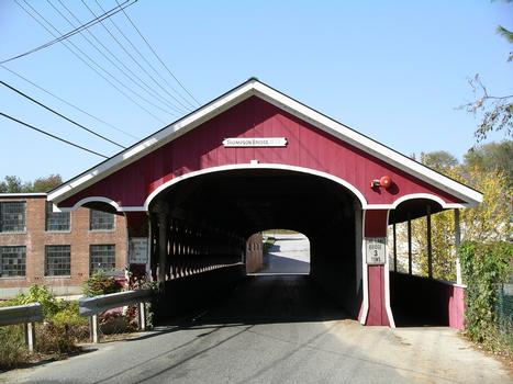 West Swanzy Covered Bridge: or Thompson Covered Bridge, West Swanzy, New Hampshire, USA