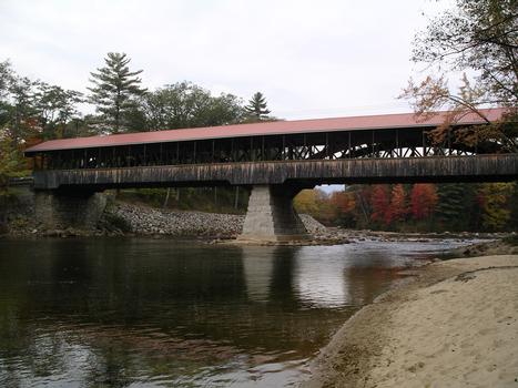 Saco River Covered Bridge, Conway, New Hampshire, USA