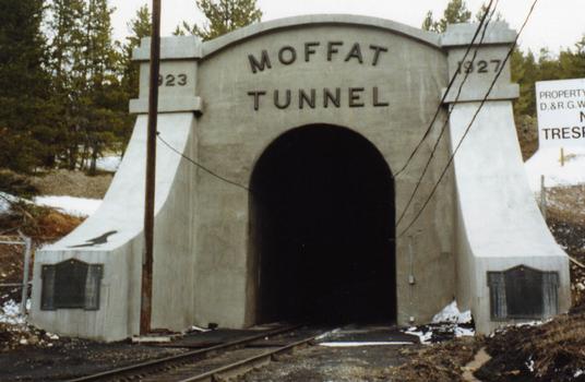 Moffat Tunnel West Portal Union Pacific Railroad Continental Divide Near Tolland, Colorado (East Portal) & Winter Park, Colorado (West Portal)